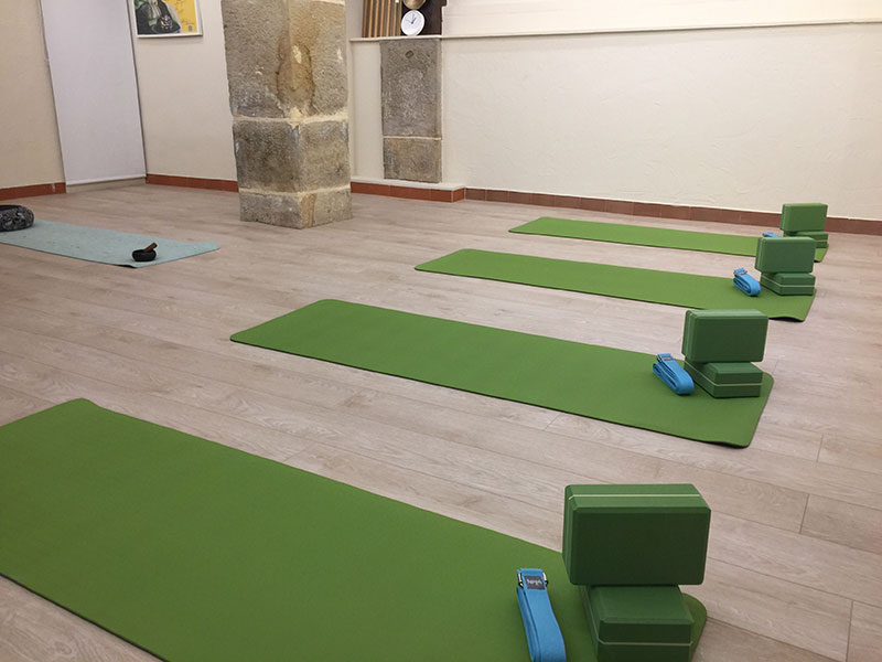 Mats en suelo del gimnasio